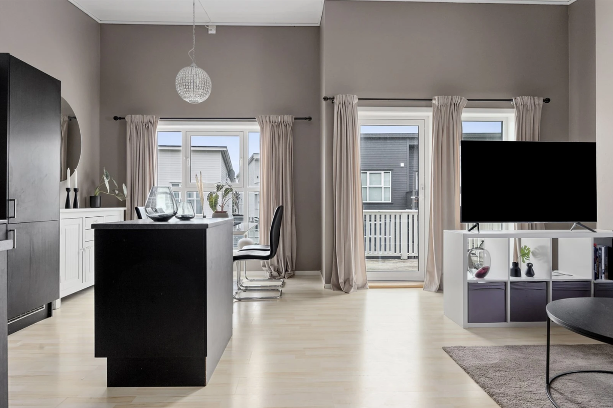 Kombinert stue og kjøkken Galleribilde