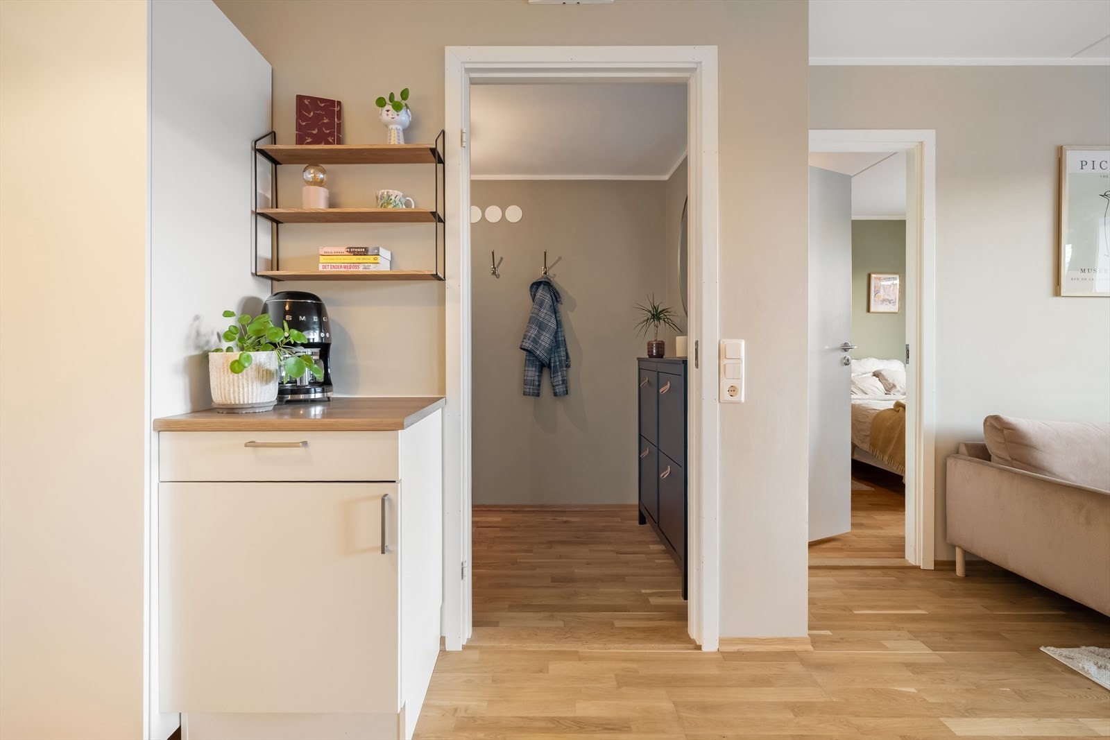 Soverommet ligger i direkte tilknytning til stuen. Galleribilde