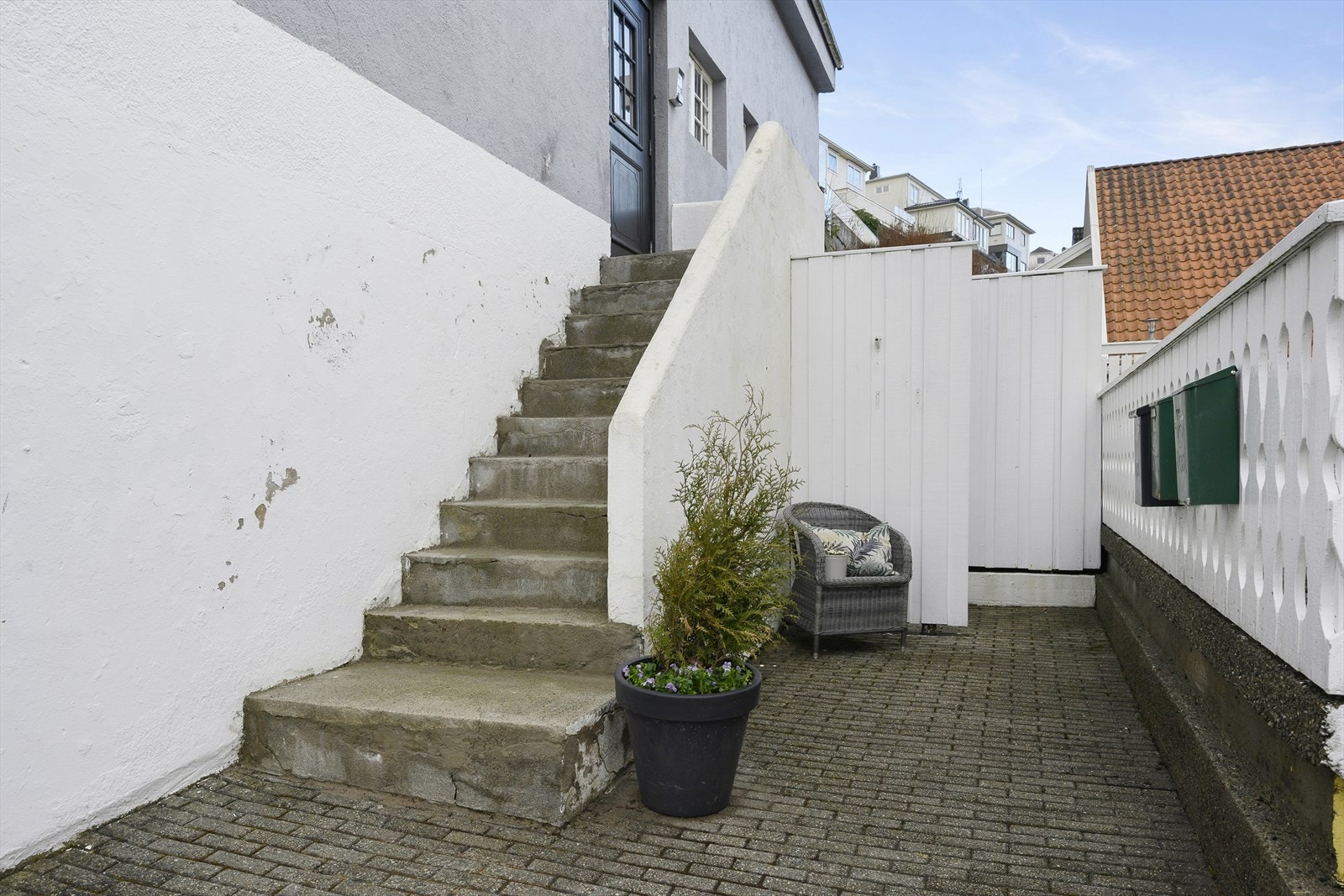 Boligsameiets tomt er på 247 m2. Galleribilde