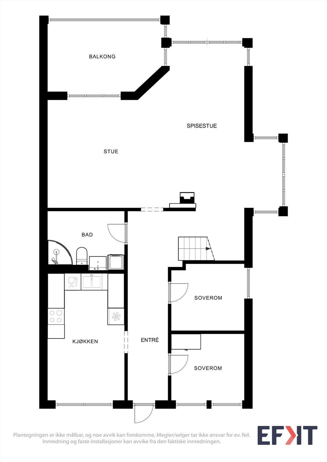 Planskisse 2. etasje. Galleribilde