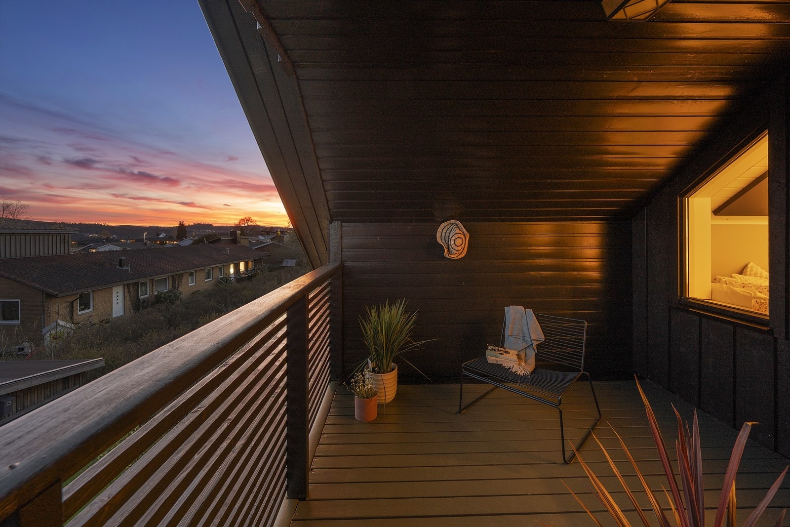 Overbygd veranda i 2. etasje Galleribilde