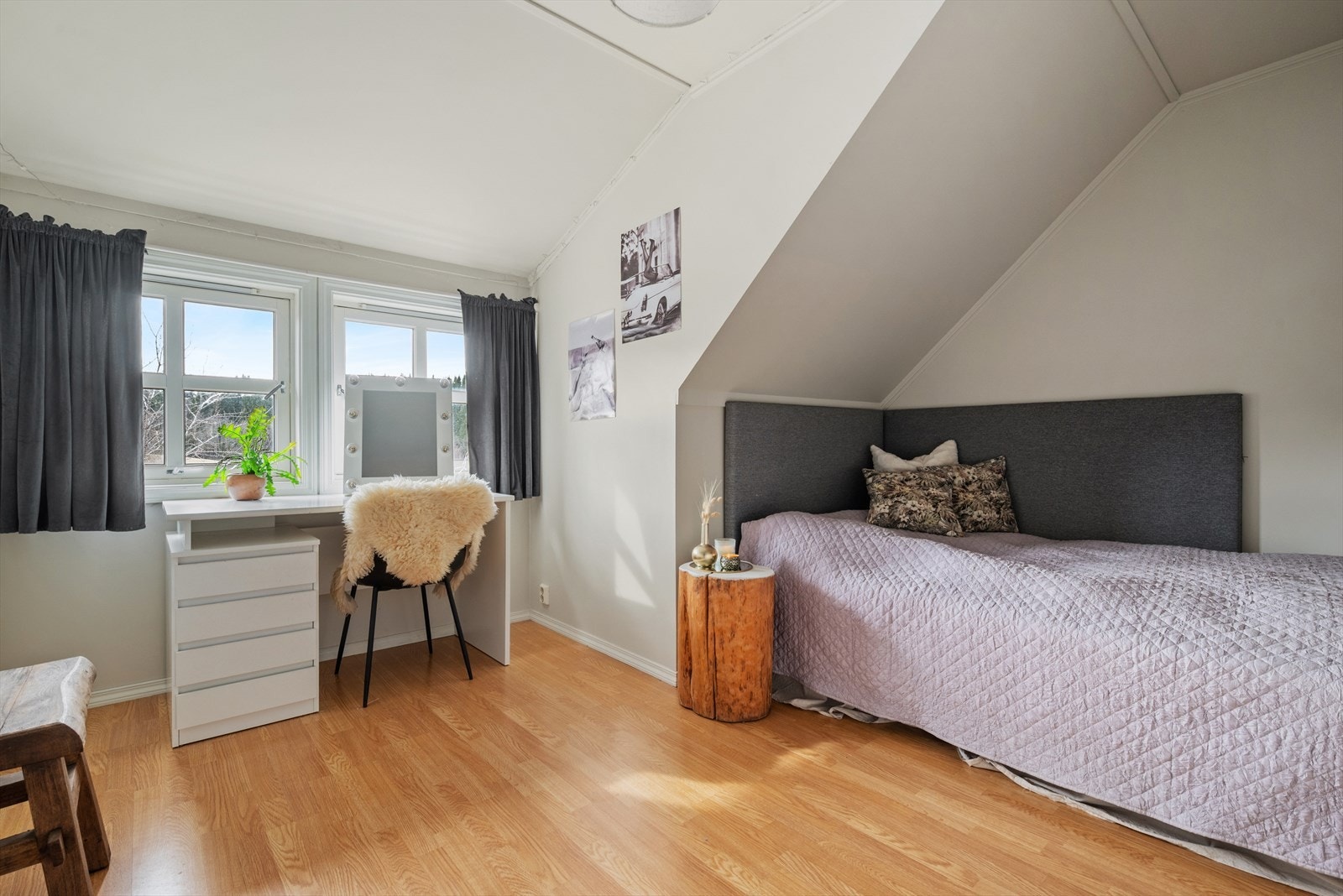 Leiligheten har totalt 3 soverom Galleribilde
