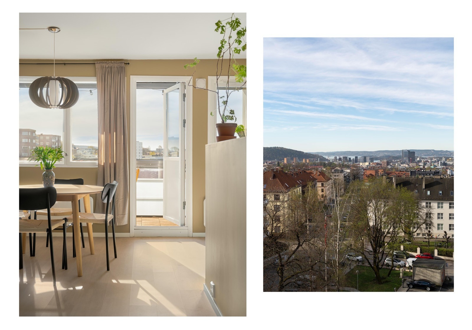 Herfra finner vi utgangen til den store balkongen, og vi må nesten ta turen ut med én gang! Galleribilde