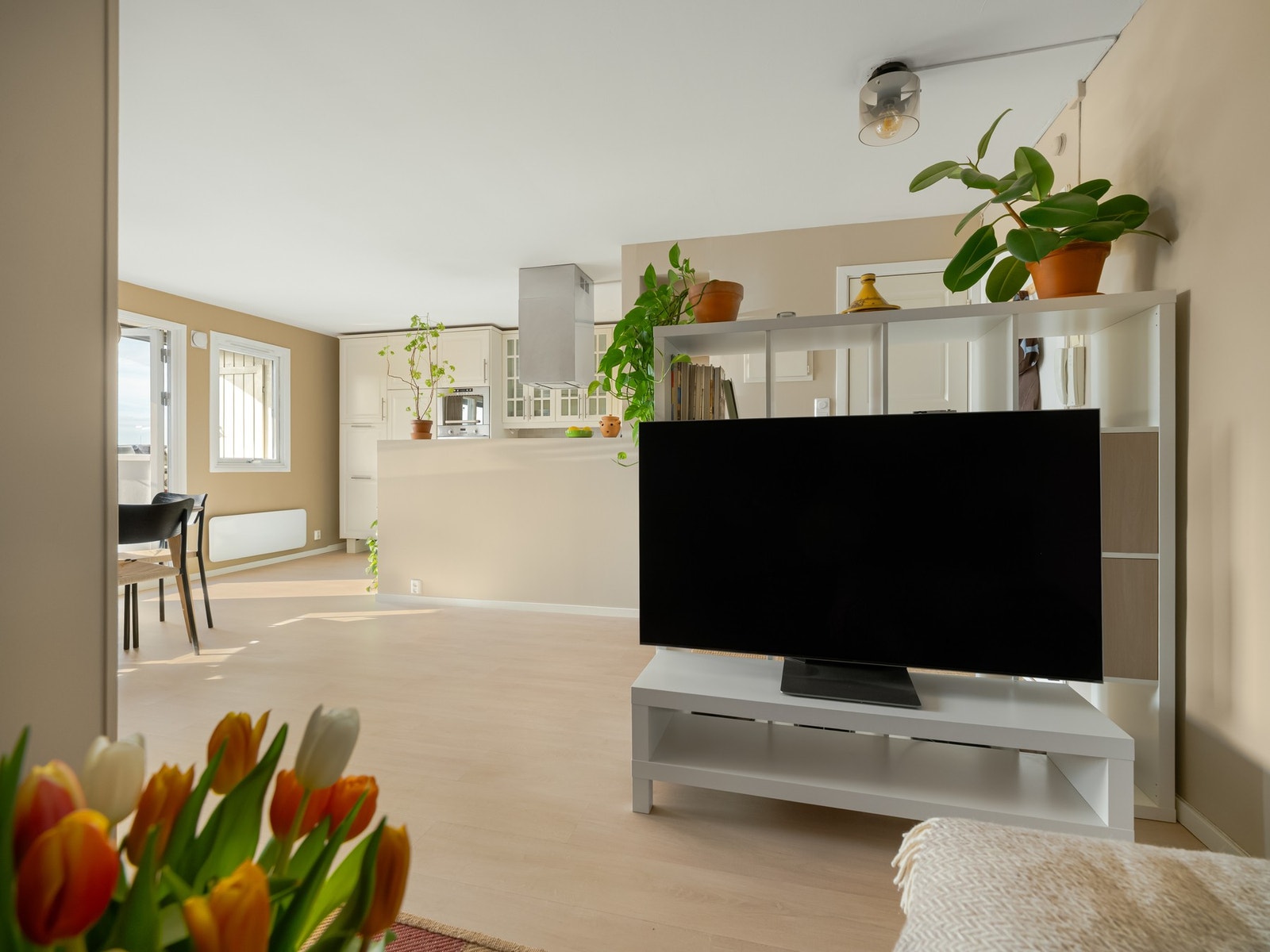 Hvor deilig er det ikke å kunne rigge opp til koselige filmkvelder her? Galleribilde