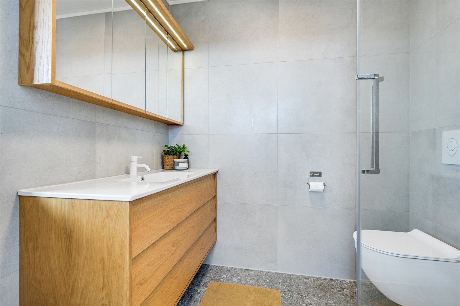Badet i andre etasje ble etablert i 2018. Galleribilde