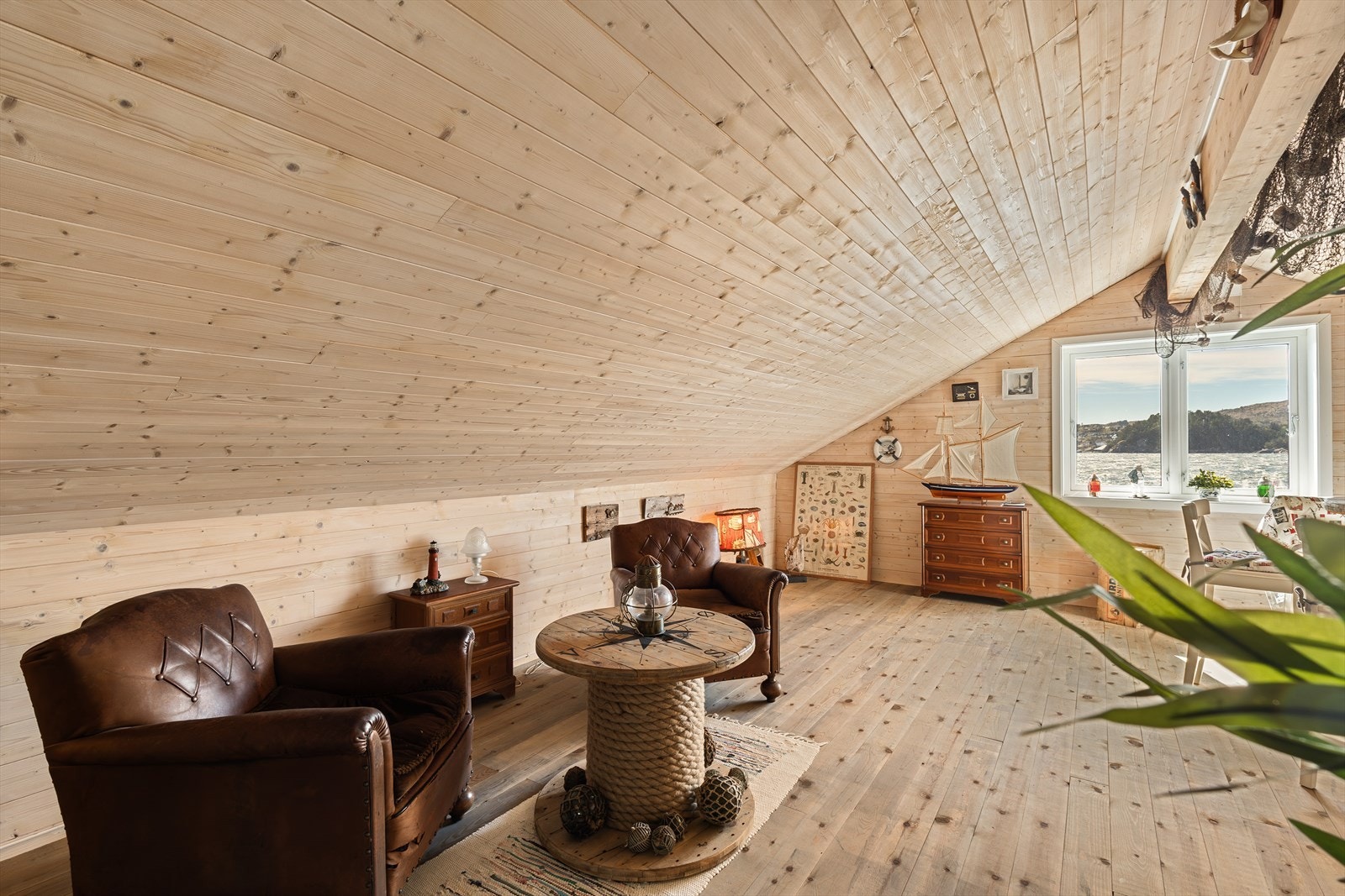 Loftstue naust. Galleribilde
