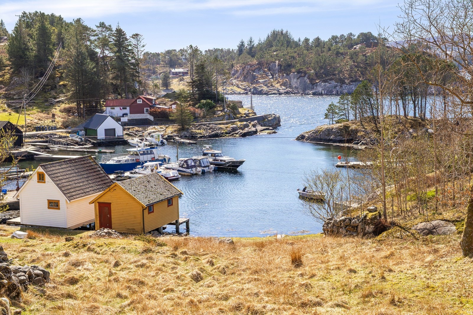 Foto tatt fra gangvei mellom Keilen og på vei mot hytten. Galleribilde
