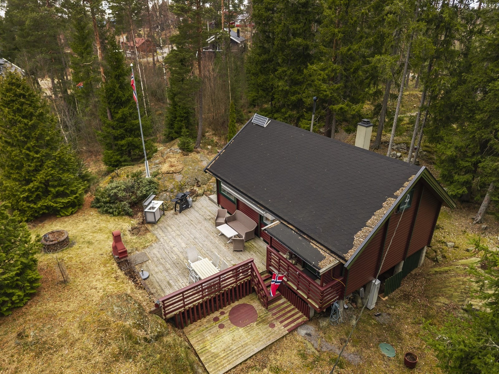 Dronefoto Galleribilde