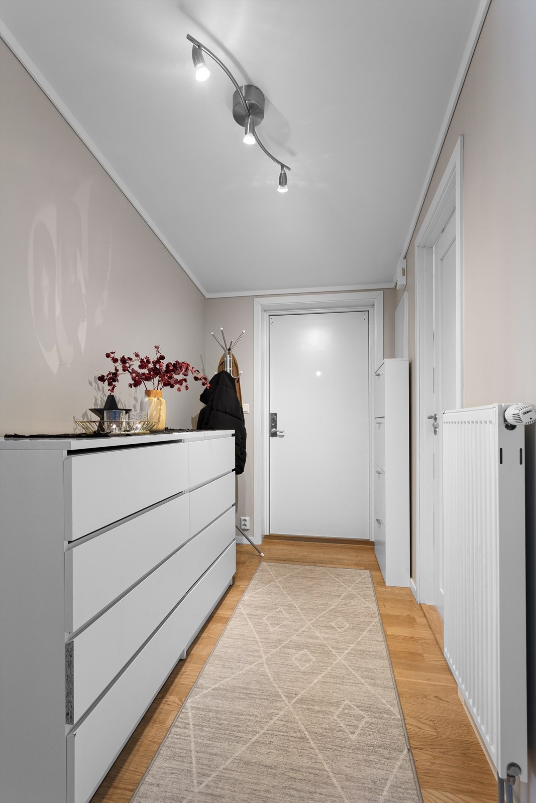 Sikringsskapet med automatsikringer er praktisk plassert i entréen. Galleribilde