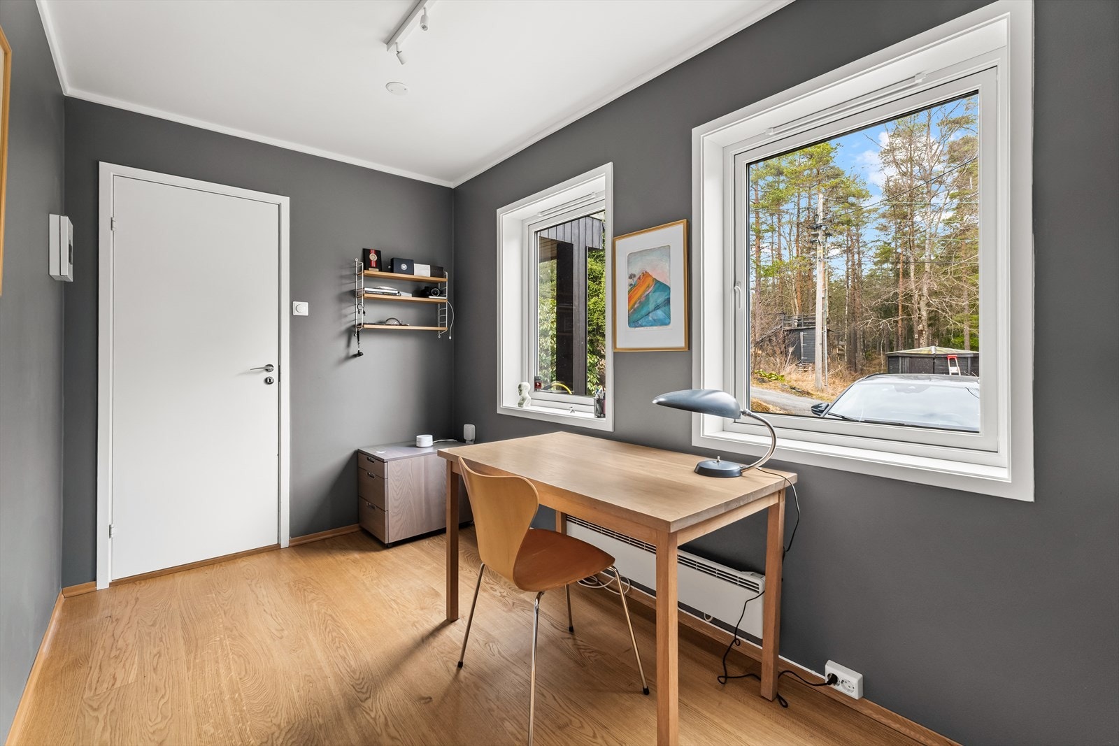 Soverom på ca. 8 m² i 1.etg, innredet som kontor. Galleribilde