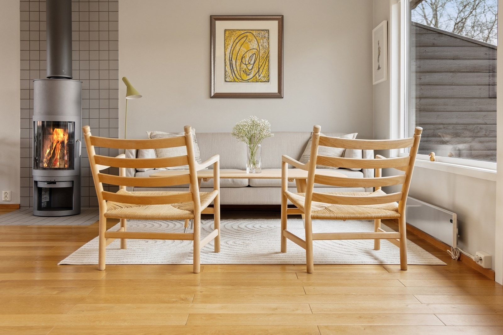 Her kombineres naturlig lys med en gjennomført og tidløs stil. Galleribilde