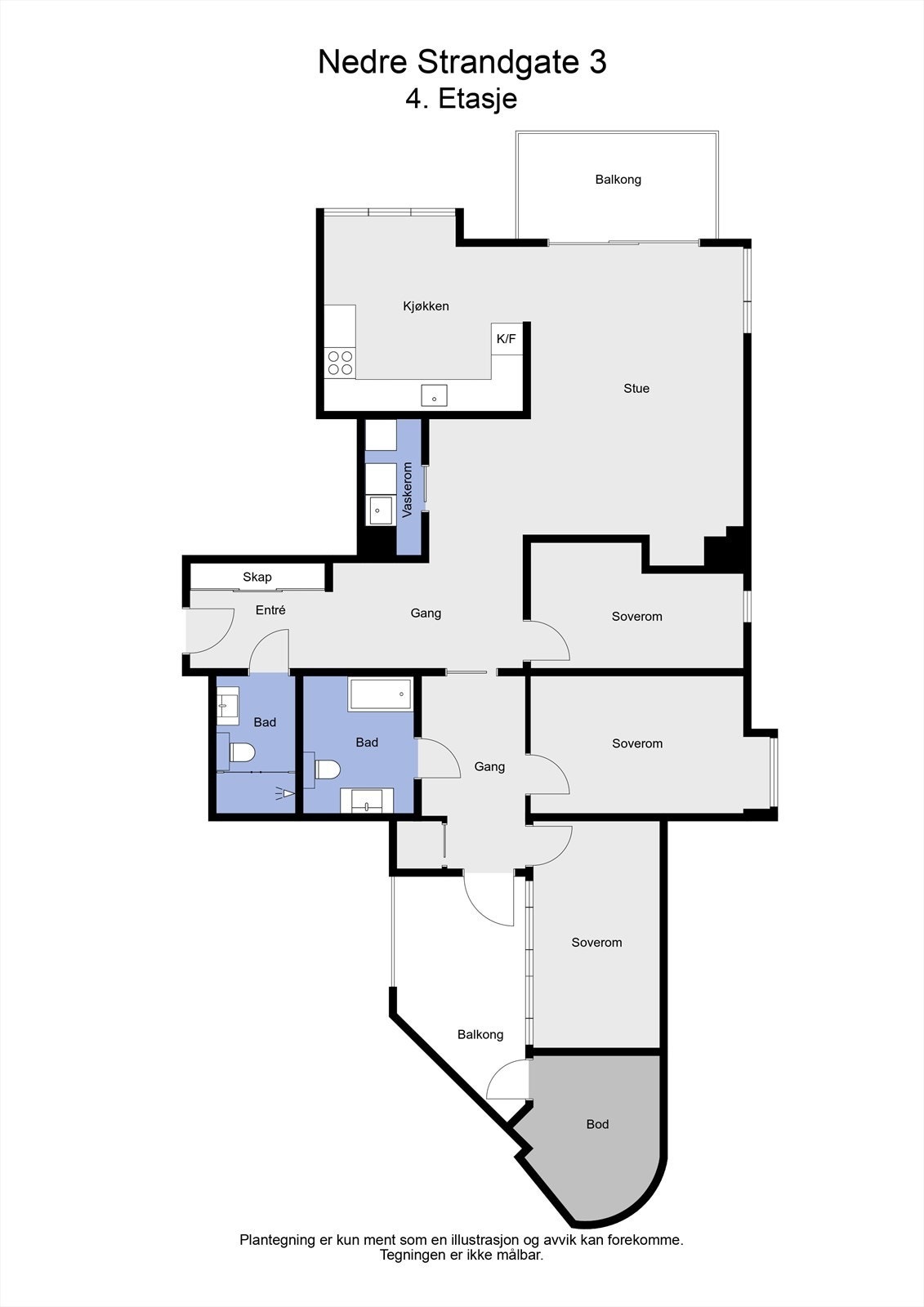 2 D plantegning Galleribilde