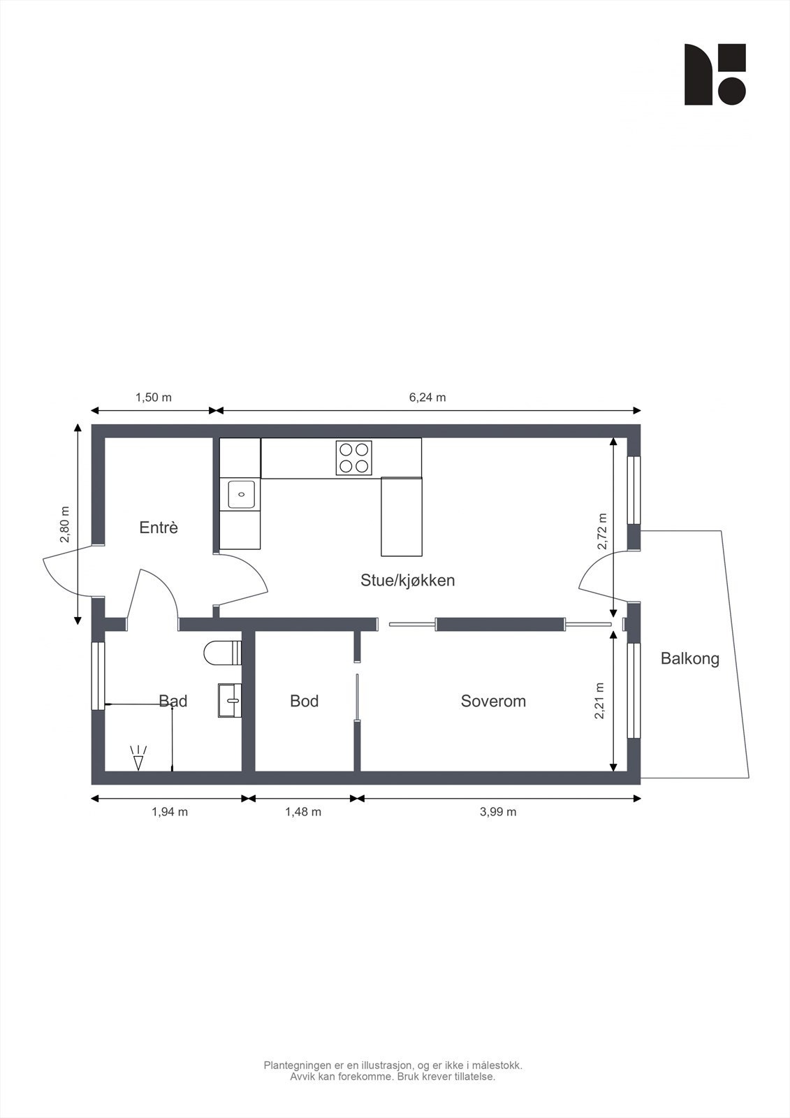 Plantegning Galleribilde