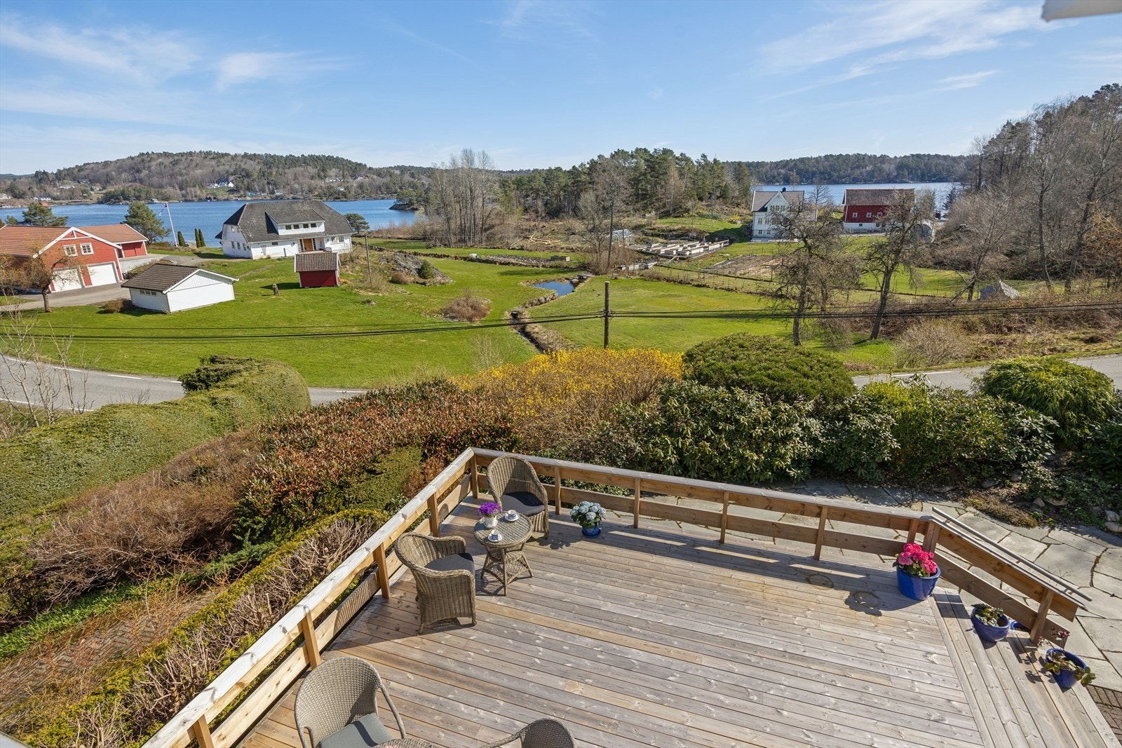 Utsikt fra loftstuen. Galleribilde