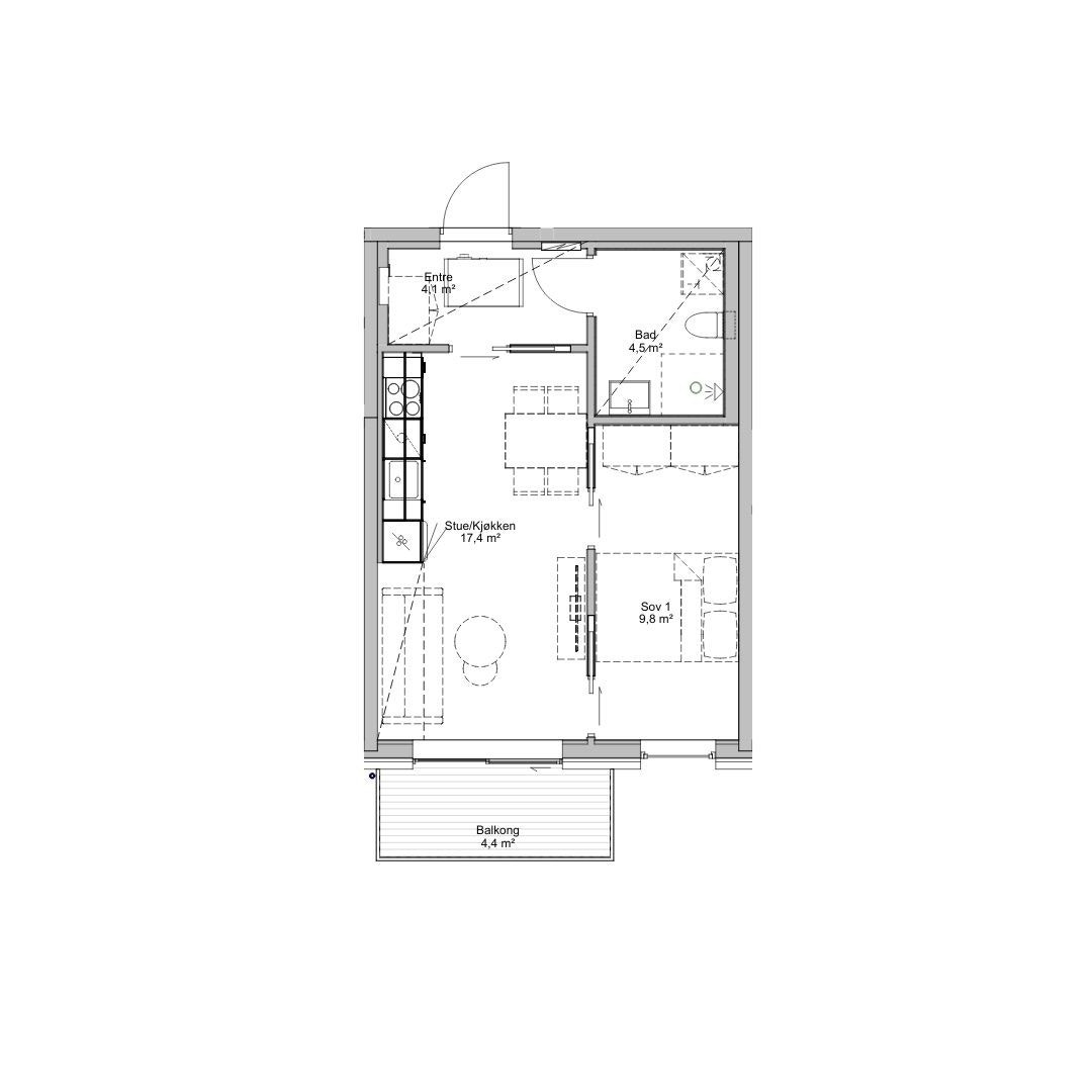 Plantegning Galleribilde
