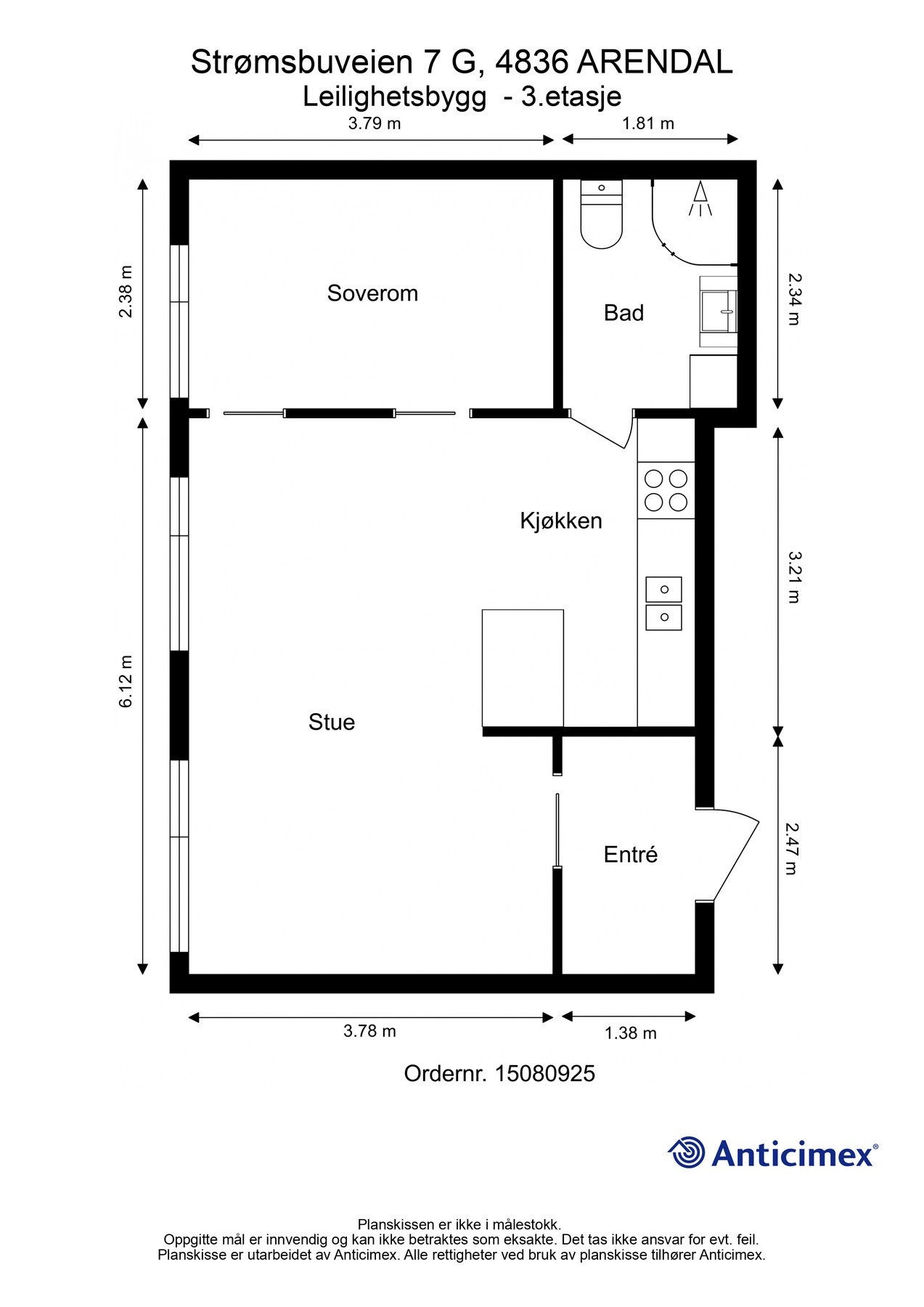 Plantegning Galleribilde