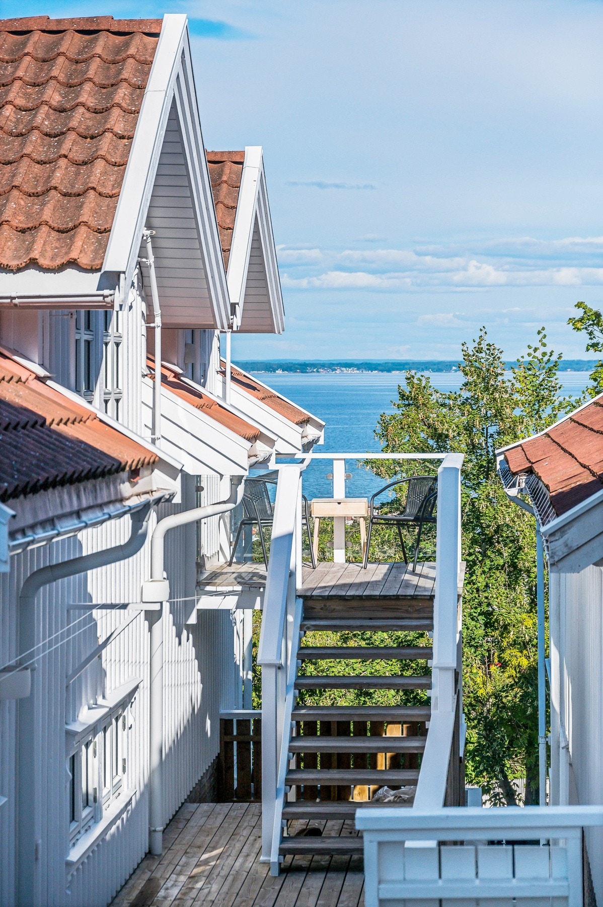 Utvendig trapp opp til balkongen i 2. etasje Galleribilde