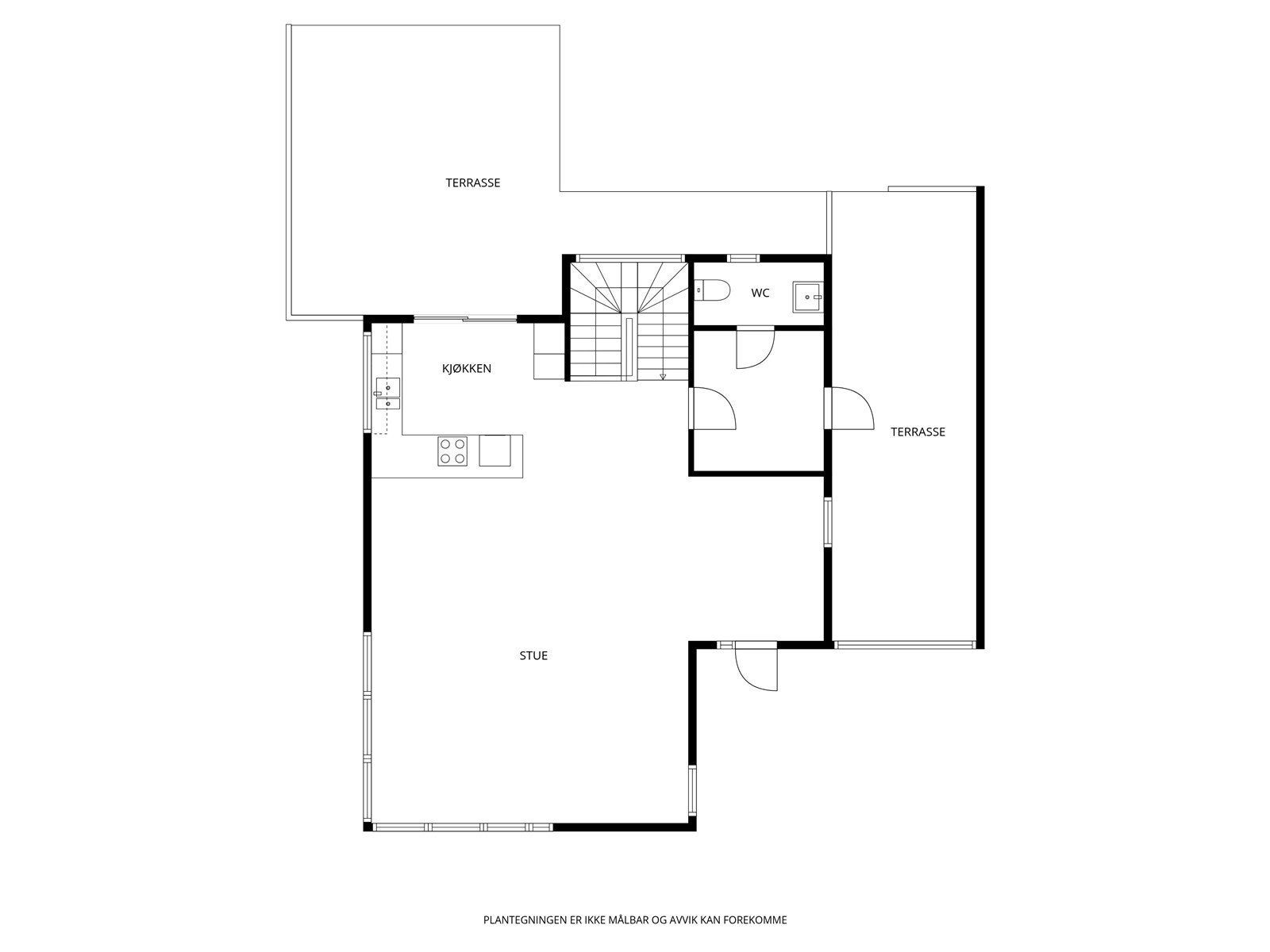 Plantegning 3. etg. Galleribilde