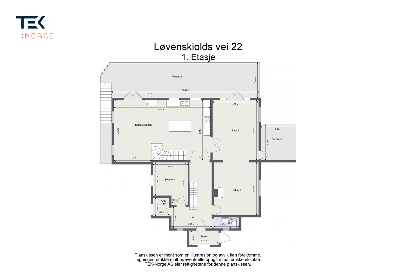 Løvenskiolds vei 22 - 1. etasje Galleribilde