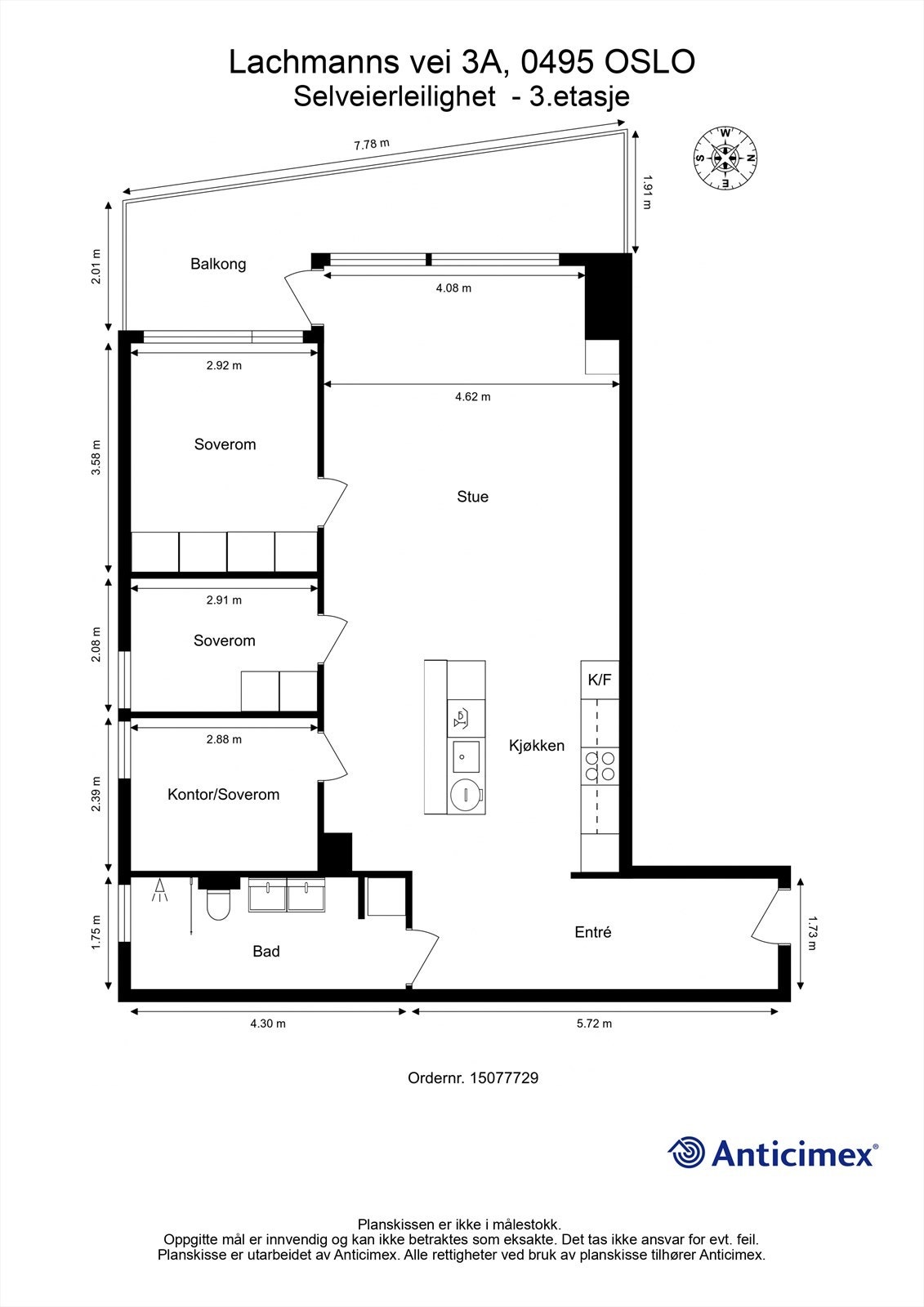 Plantegning Galleribilde