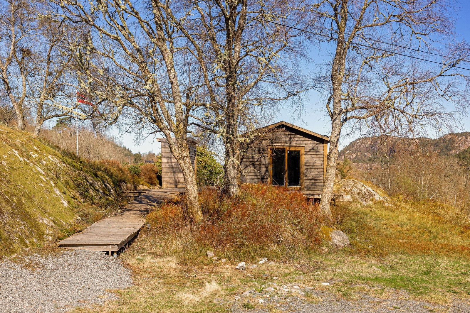 Det er svært god parkeringsdekning på egen tomt. Galleribilde