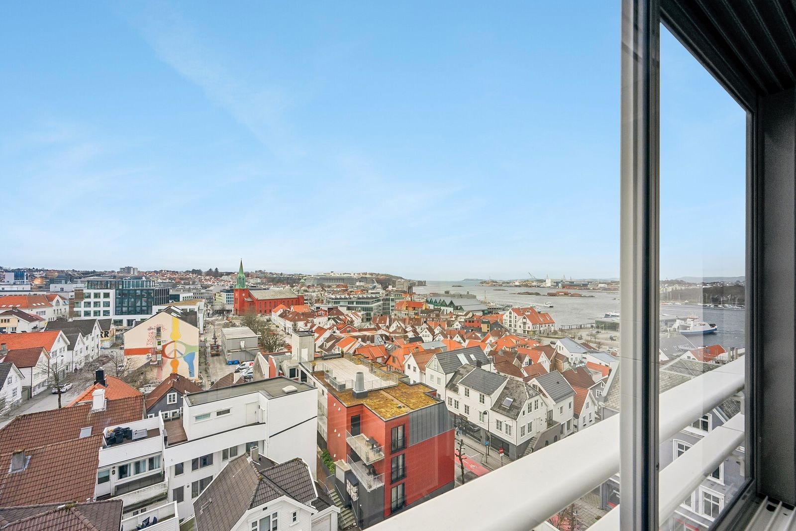 Utsikt over Stavanger sentrum. Galleribilde