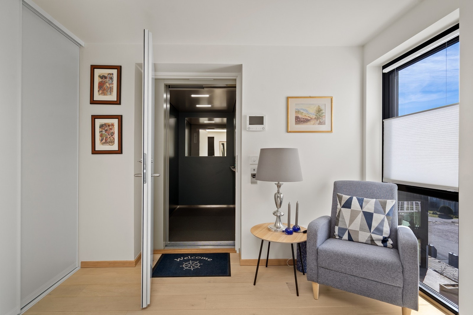 Heis direkte opp i leiligheten Galleribilde