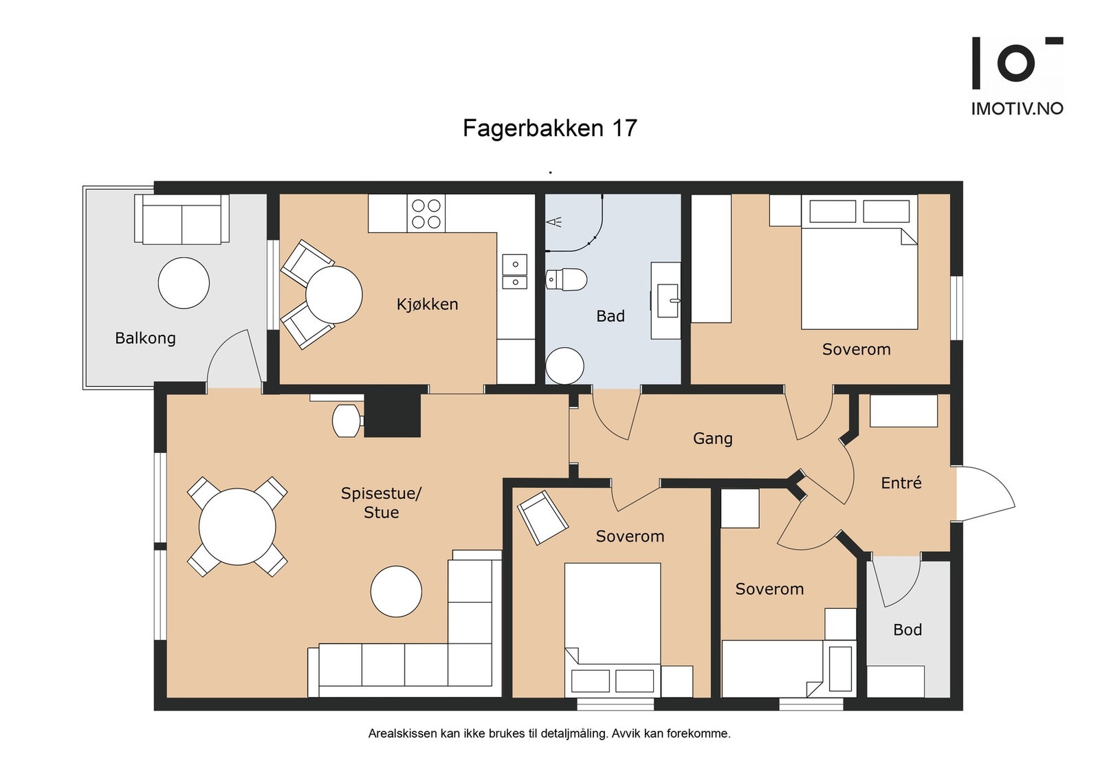 Plantegning: BRA: 94 kvm Galleribilde