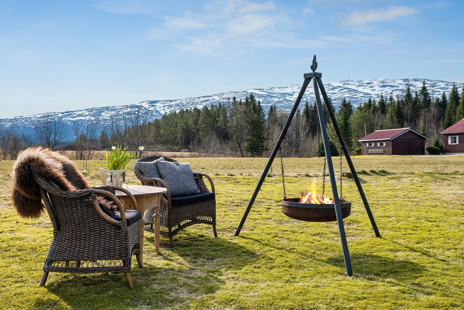 Fin utsikt mot Geitfjellet Galleribilde