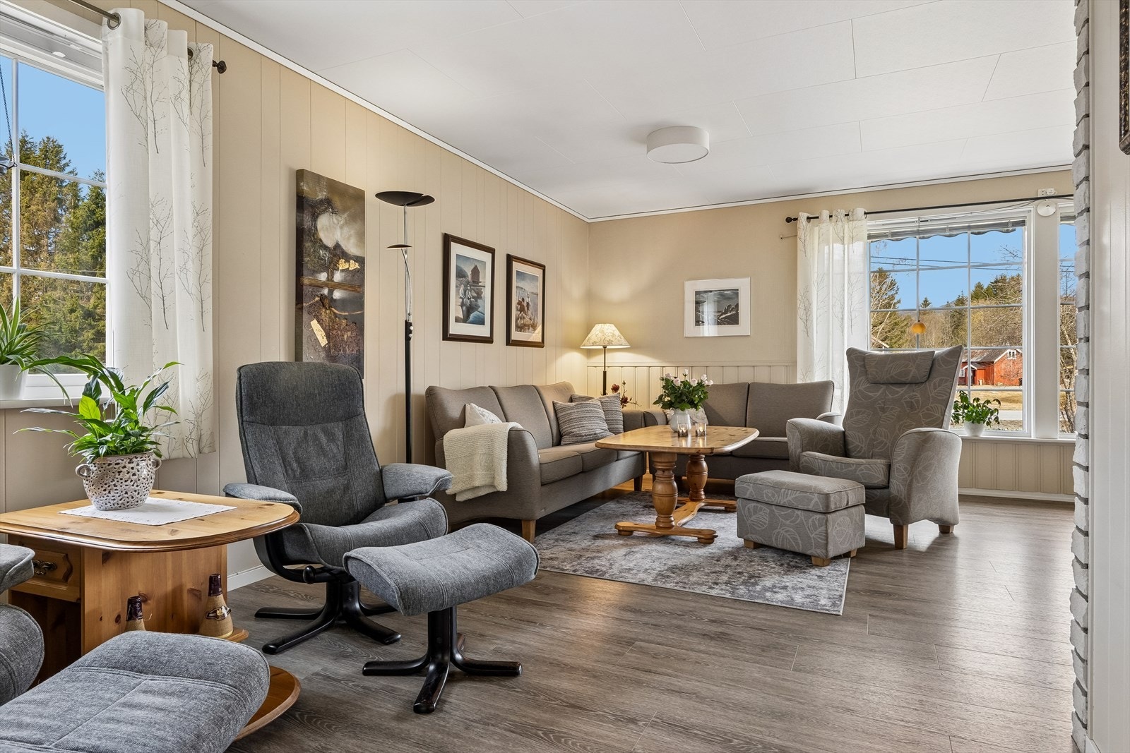 Fin vinkelstue Galleribilde