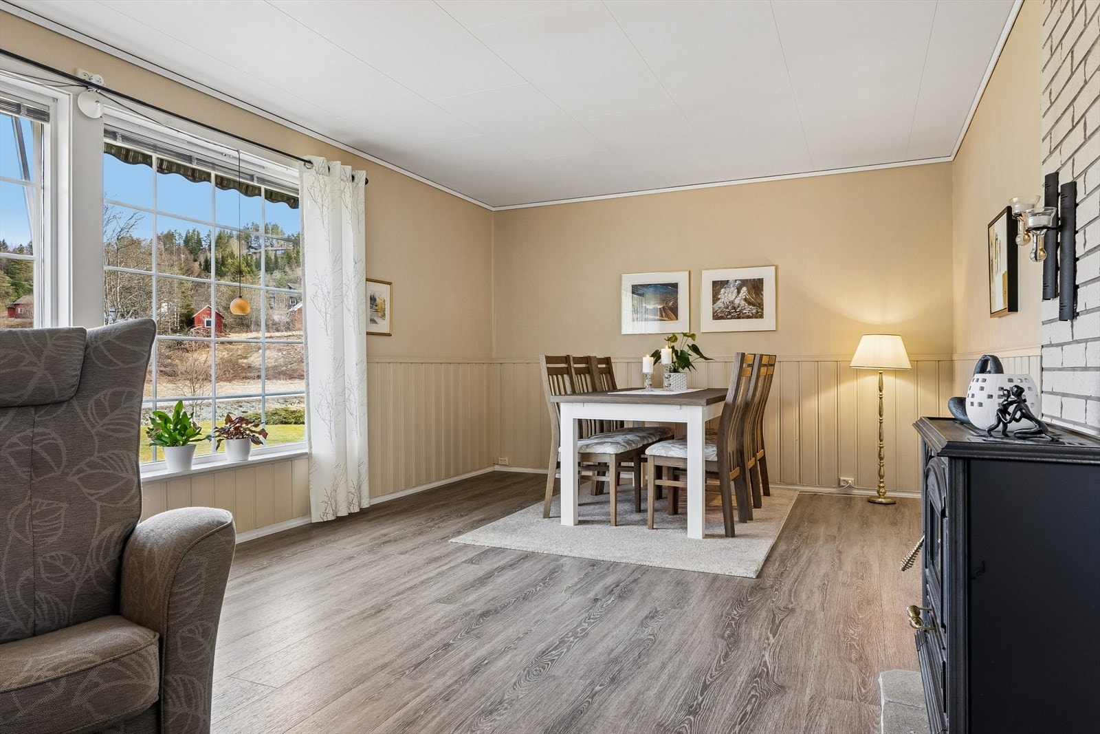 Stue med spiseplass Galleribilde