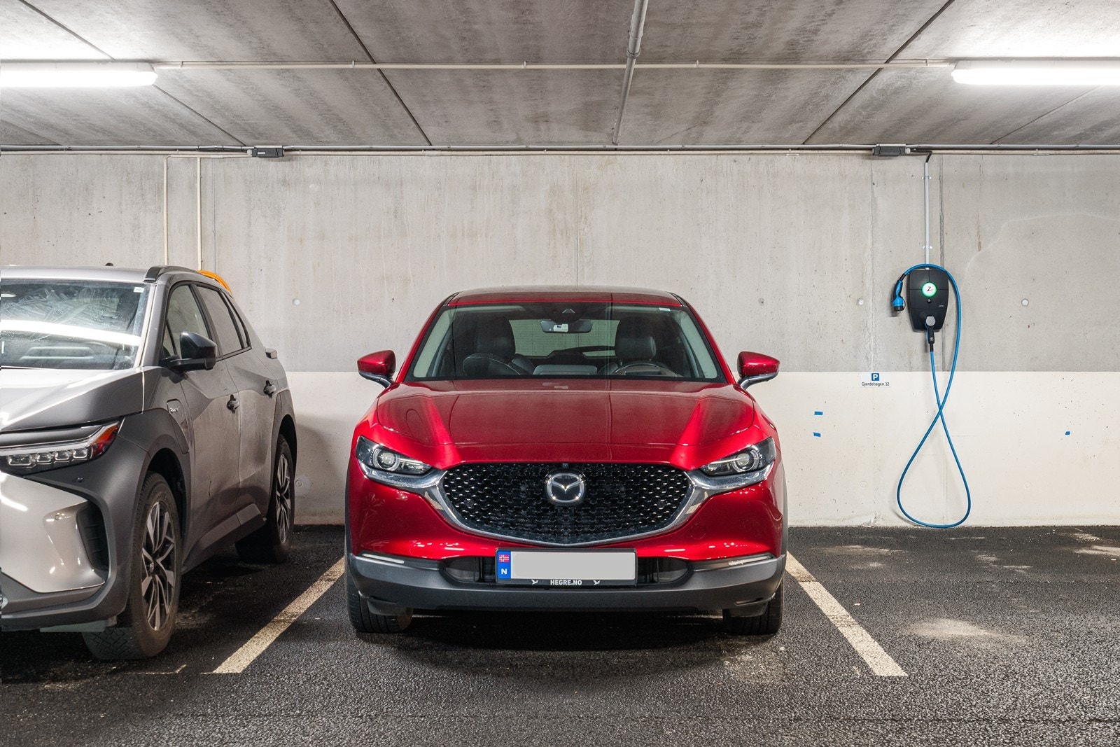 Fast parkering i lukket anlegg Galleribilde