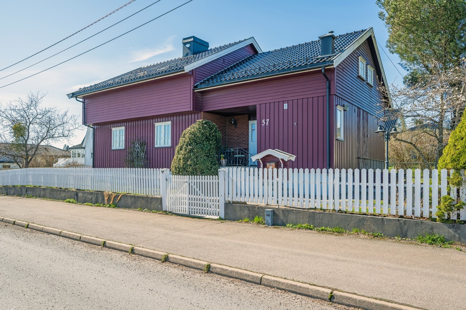 Sett fra Halvdan Svartes gate. Galleribilde