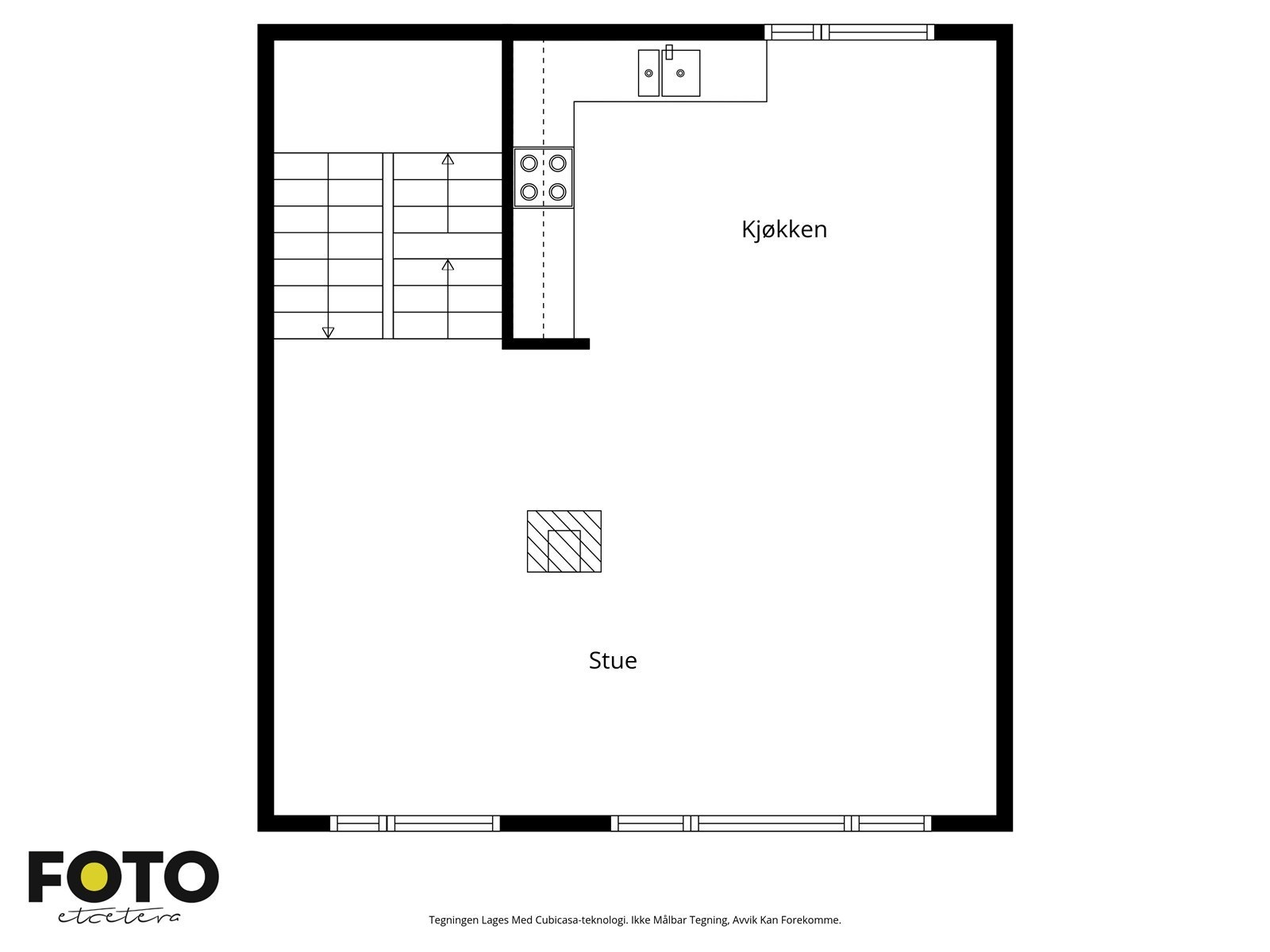 Veiledende plantegning 2. etasje- Ikke målbar Galleribilde