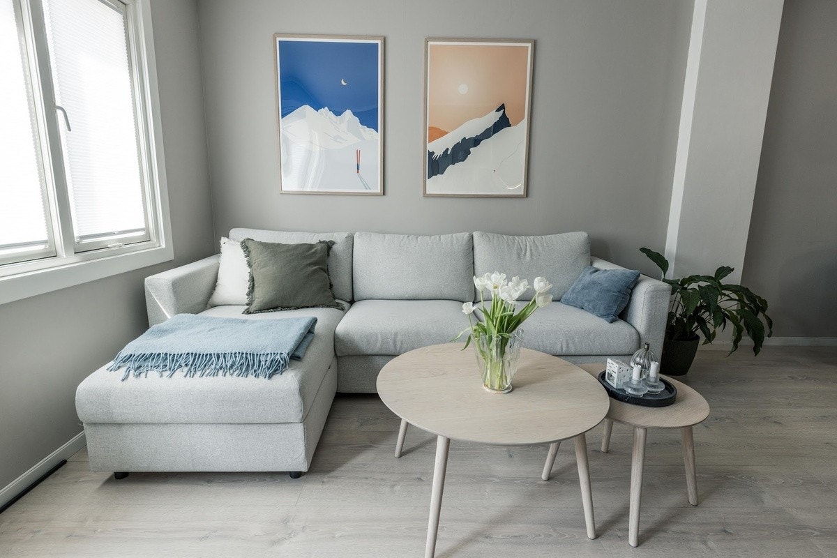 Sovesofa, ny frå 2024. Galleribilde