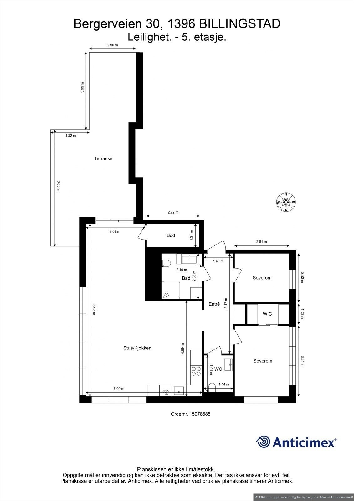 Plantegning Galleribilde
