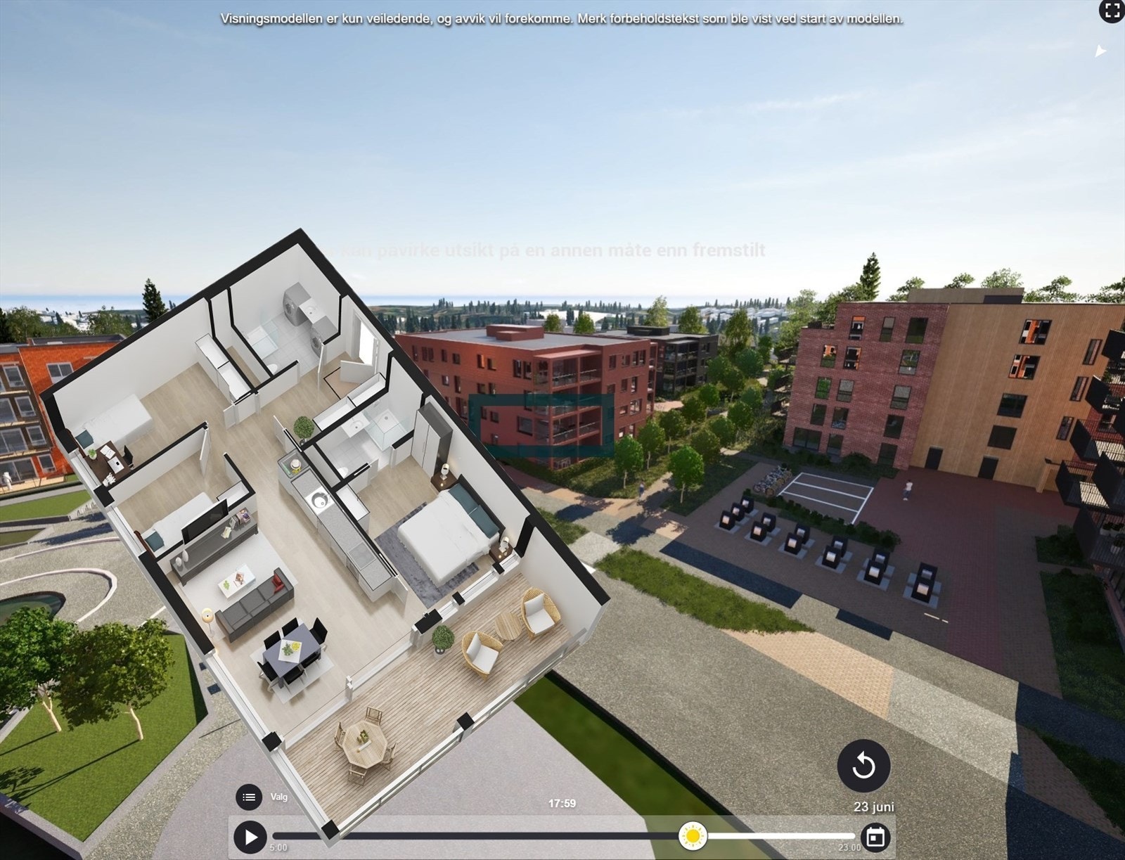 Omtrentlig plassering avmerket. Galleribilde