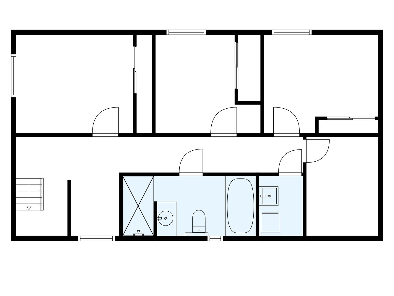 Plantegning 1 Etg Galleribilde