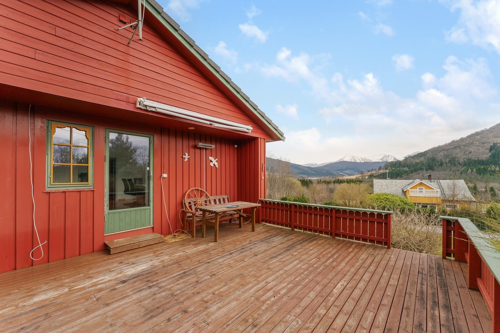 Terrasse med gode solforhold. Galleribilde