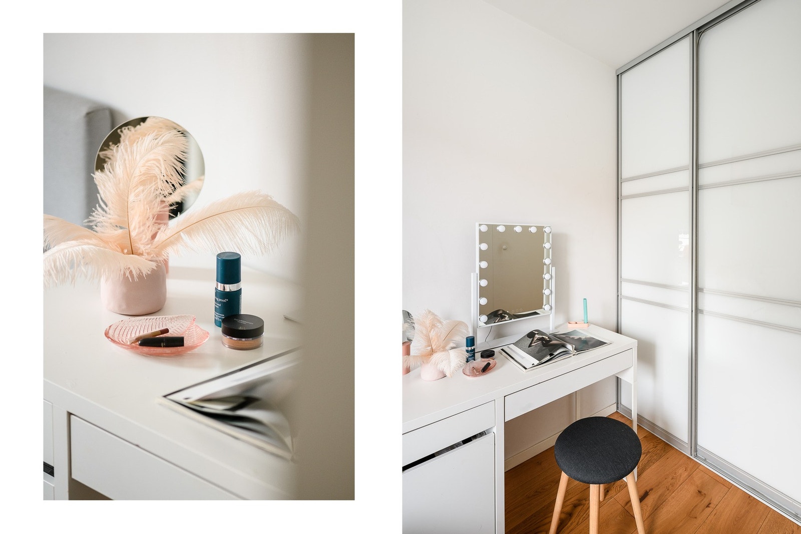 Rommet er perfekt som barnerom med integrert garderobeskap og plass for skrivbord. Galleribilde