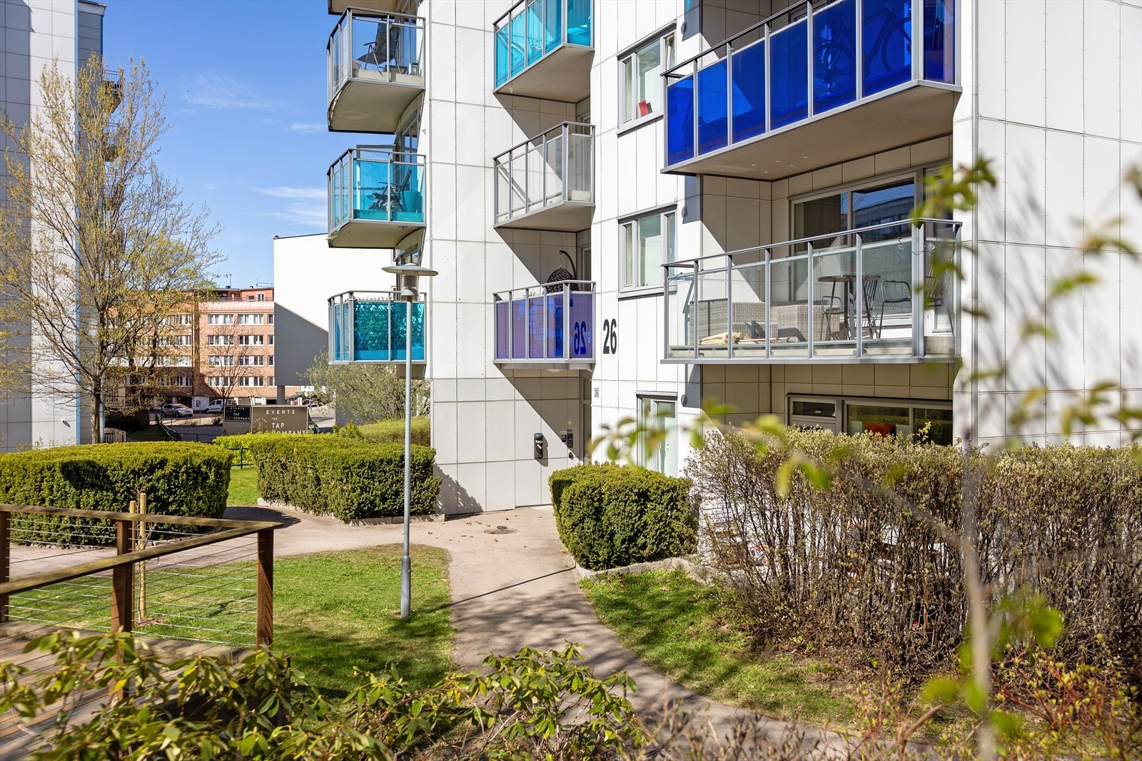 Pent inngangsparti. Galleribilde
