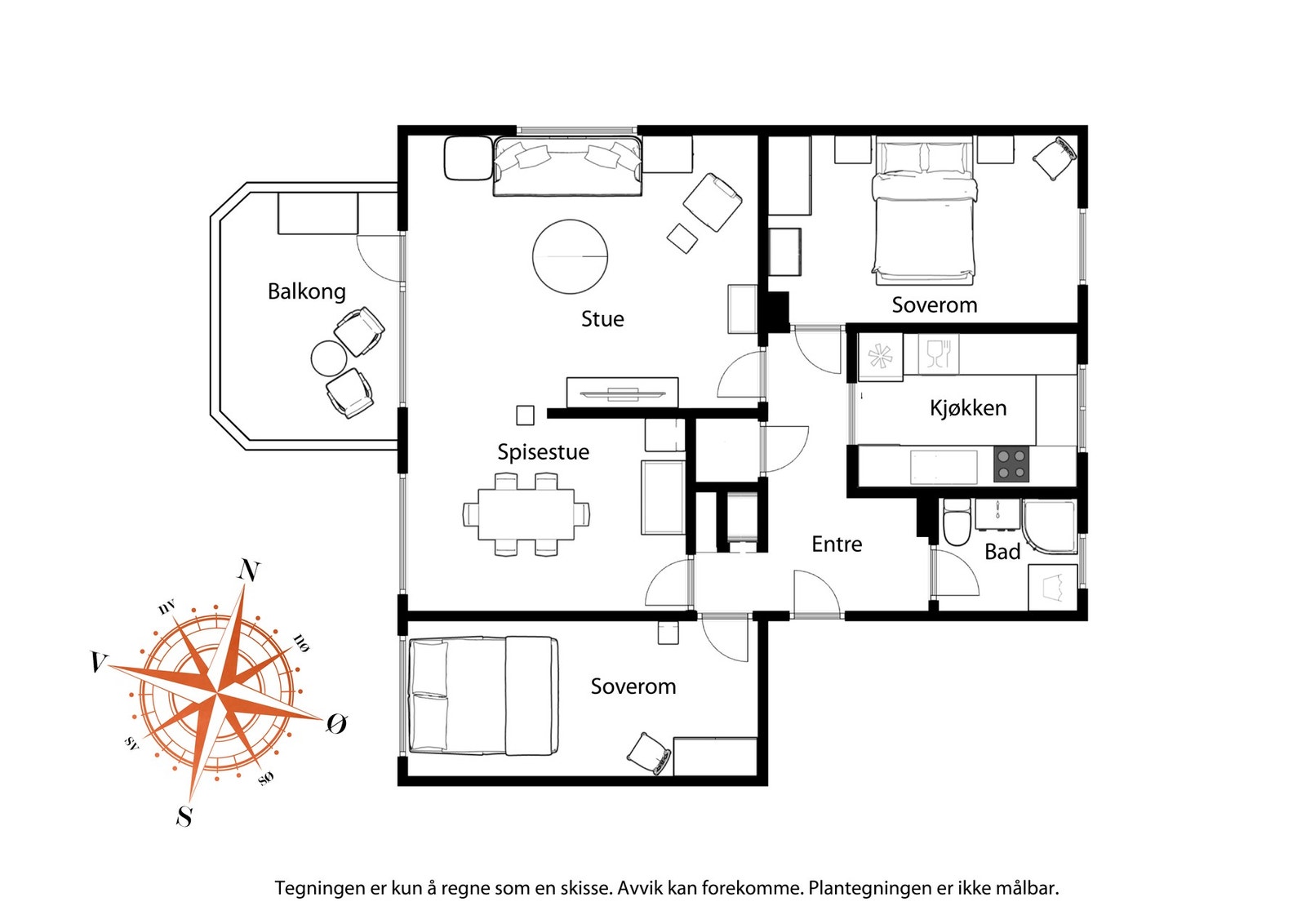 Plantegning Galleribilde