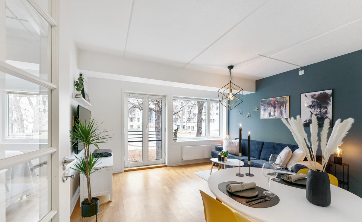 Lys og fin stue Galleribilde