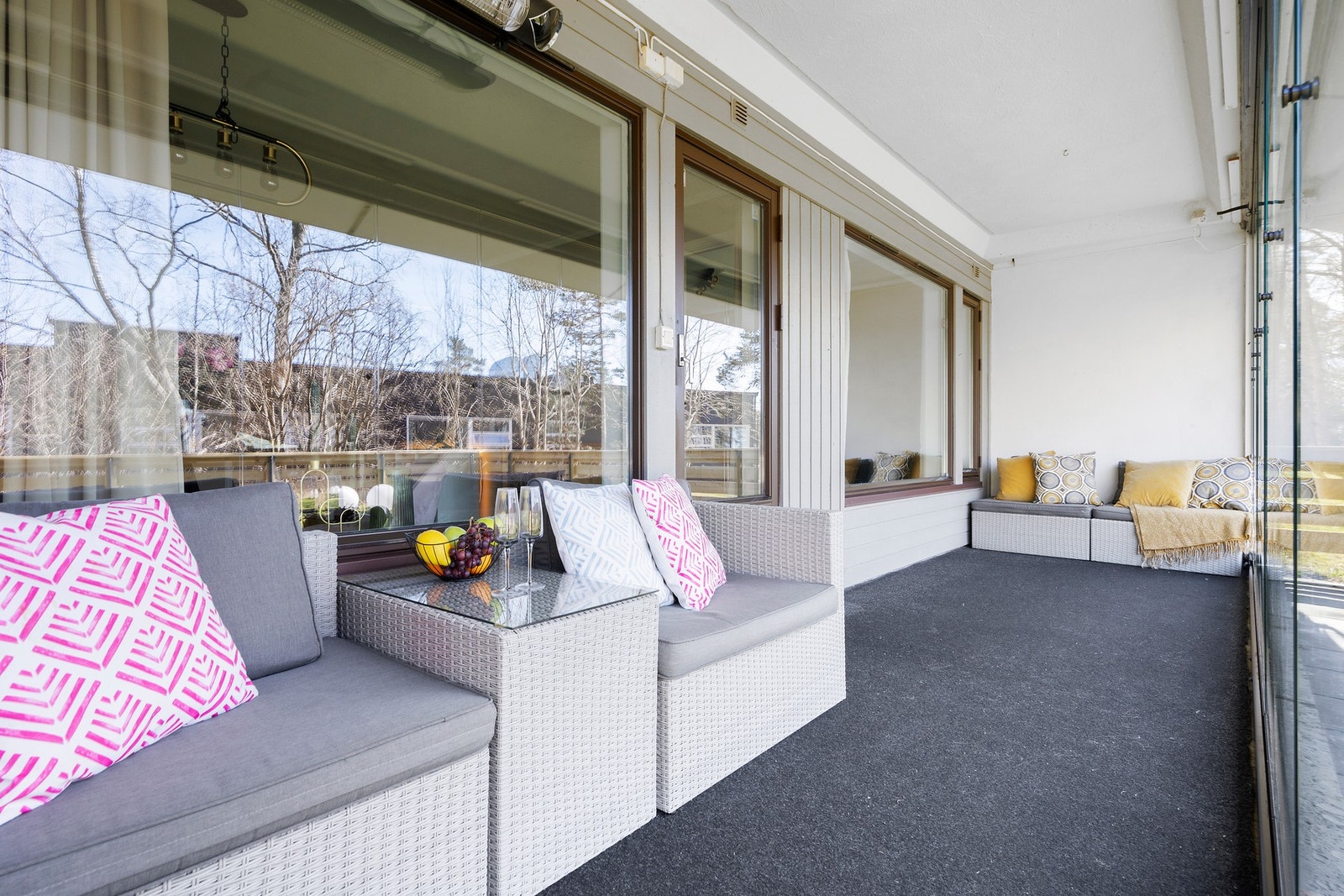 Dette er en stor og fin uteplass for store deler av året. Galleribilde