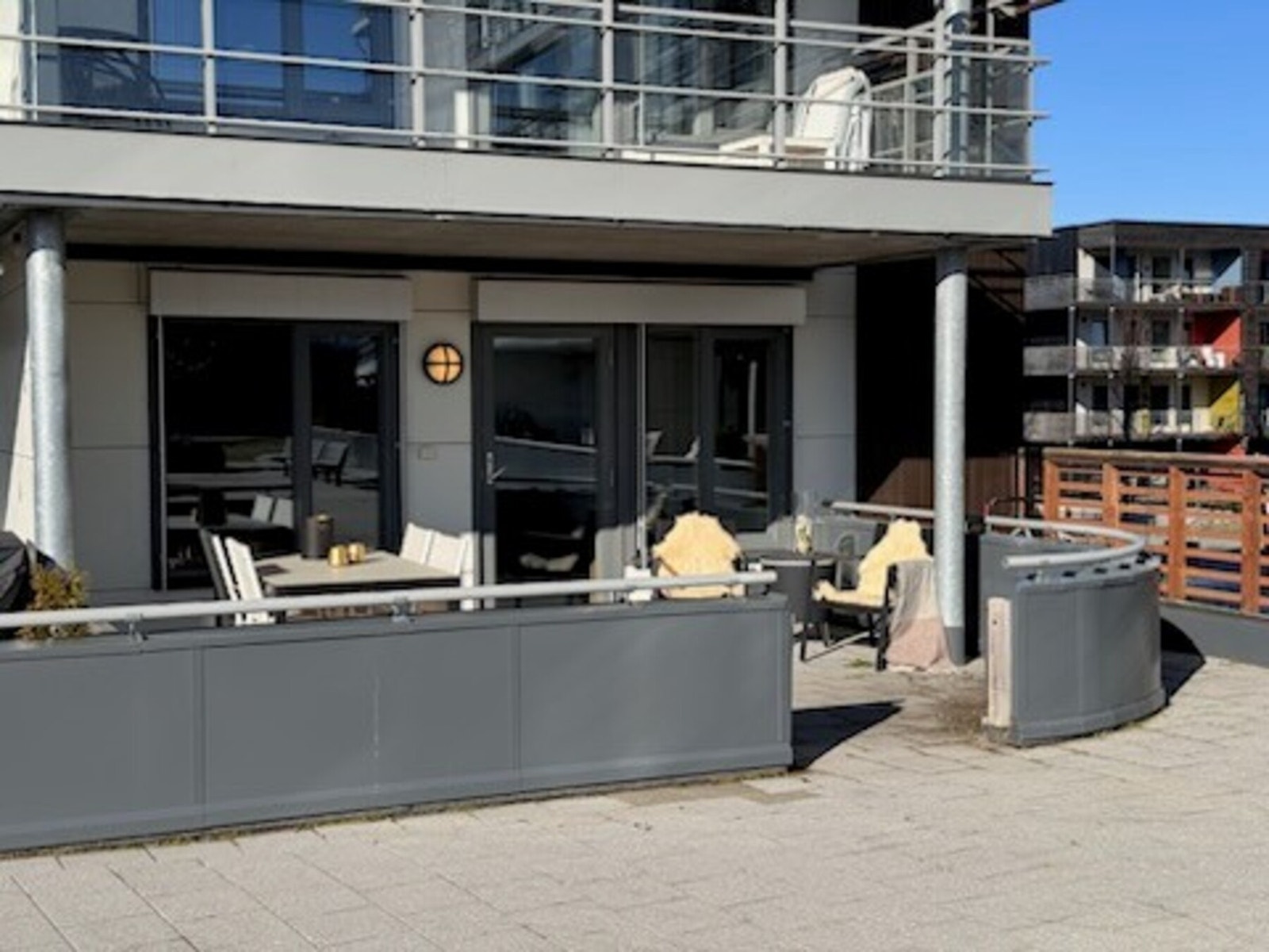 Koselig og avslappet uteområde, perfekt for sommer halvåret. Galleribilde