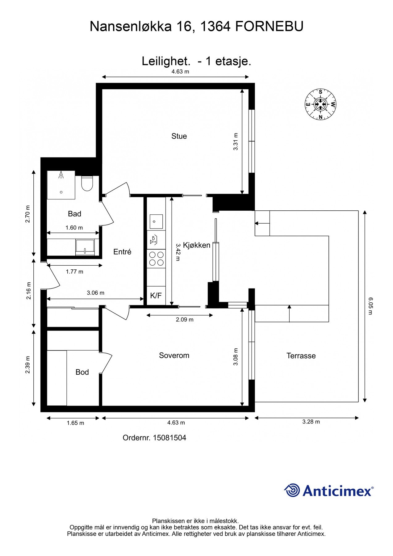 Plantegning Galleribilde