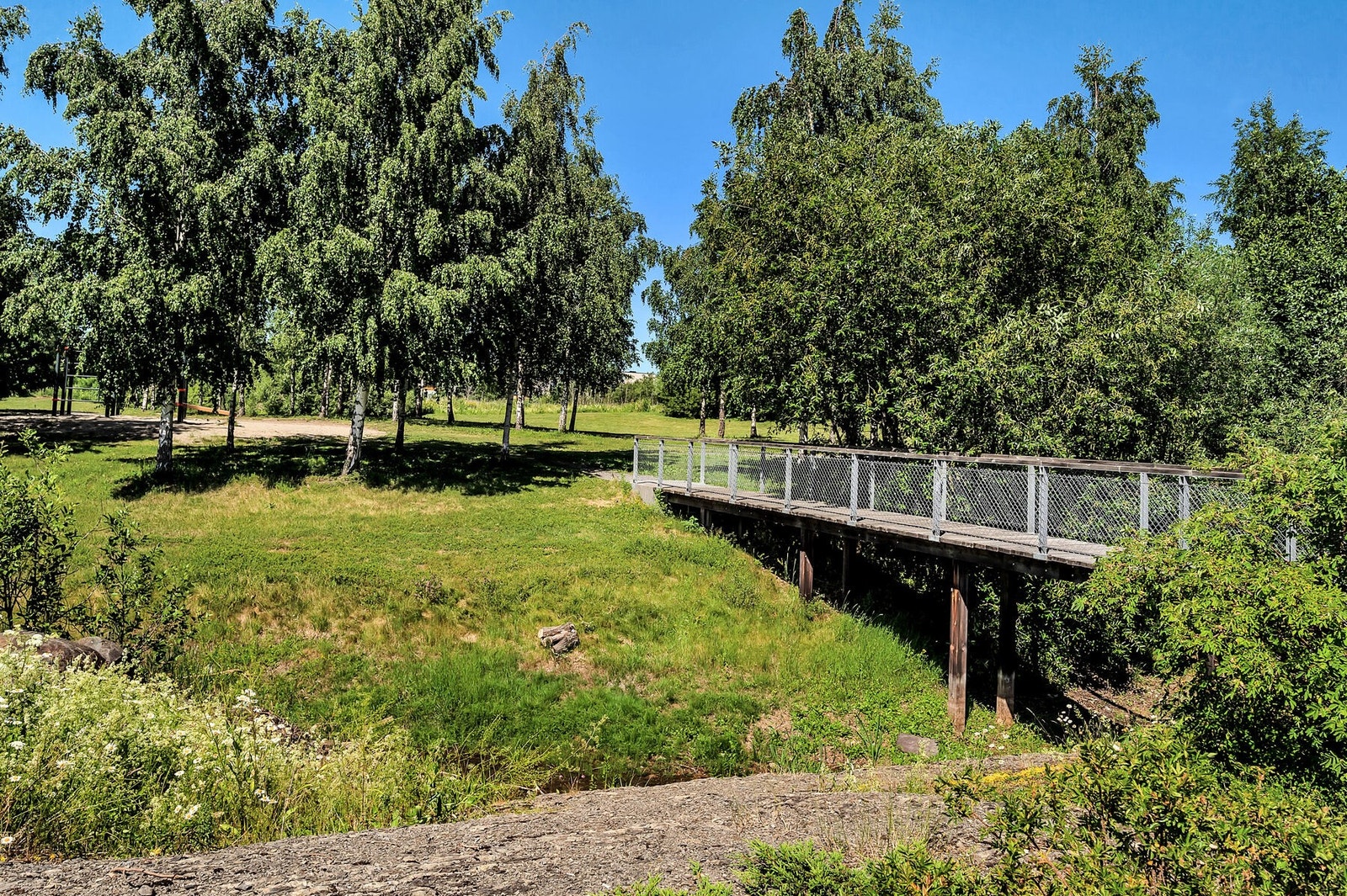 Fornebu byr på flere flotte tur- og aktivitetsmuligheter, blant annet Nansenparken Galleribilde