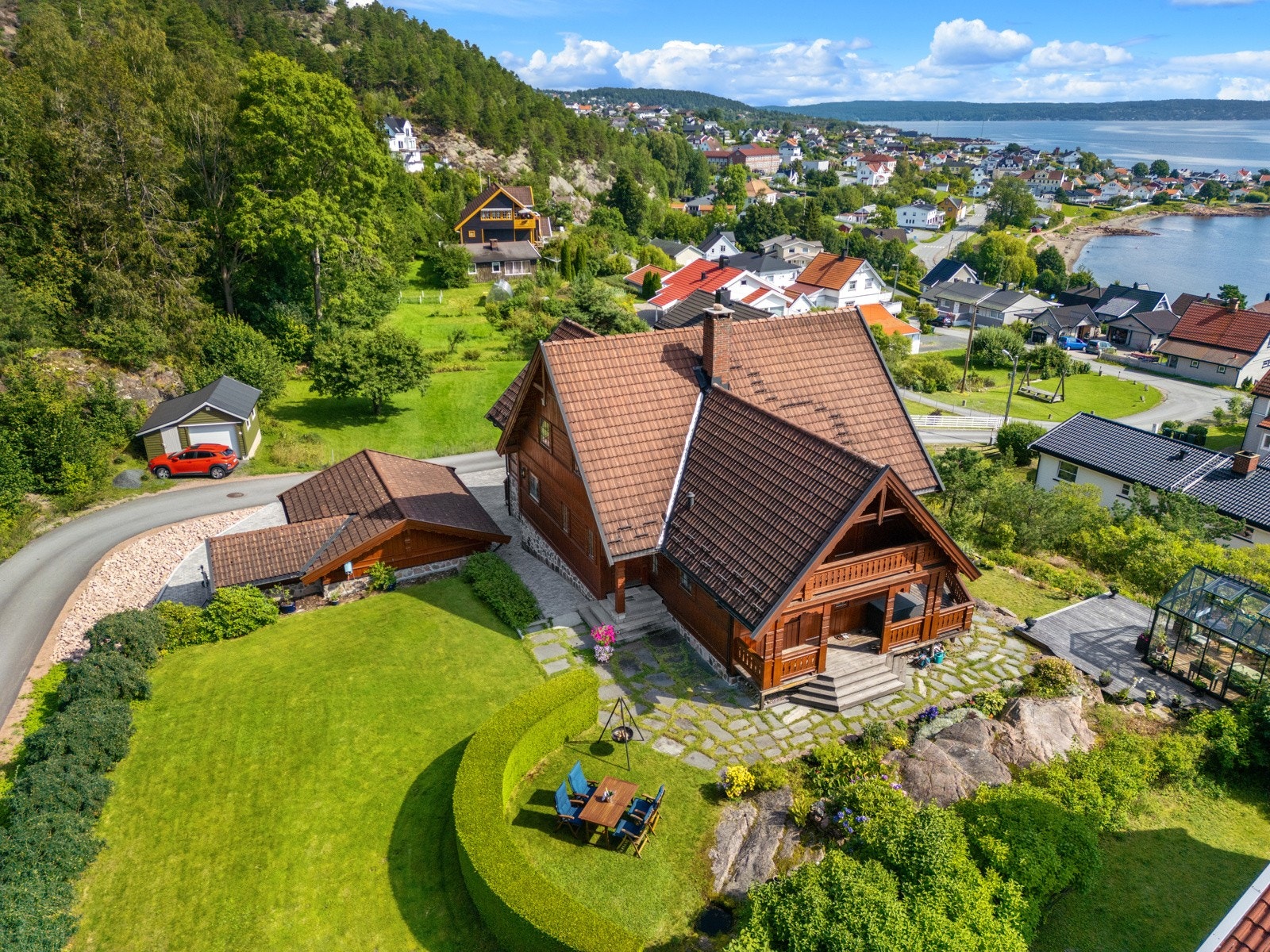 Dronefoto Galleribilde