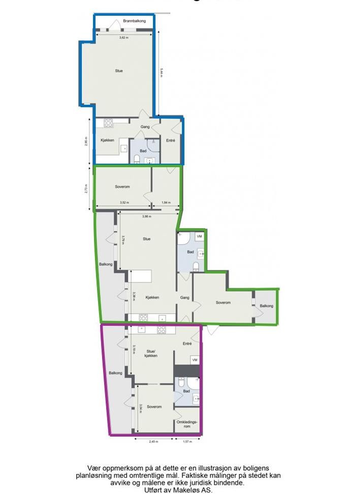 Plantegning Galleribilde