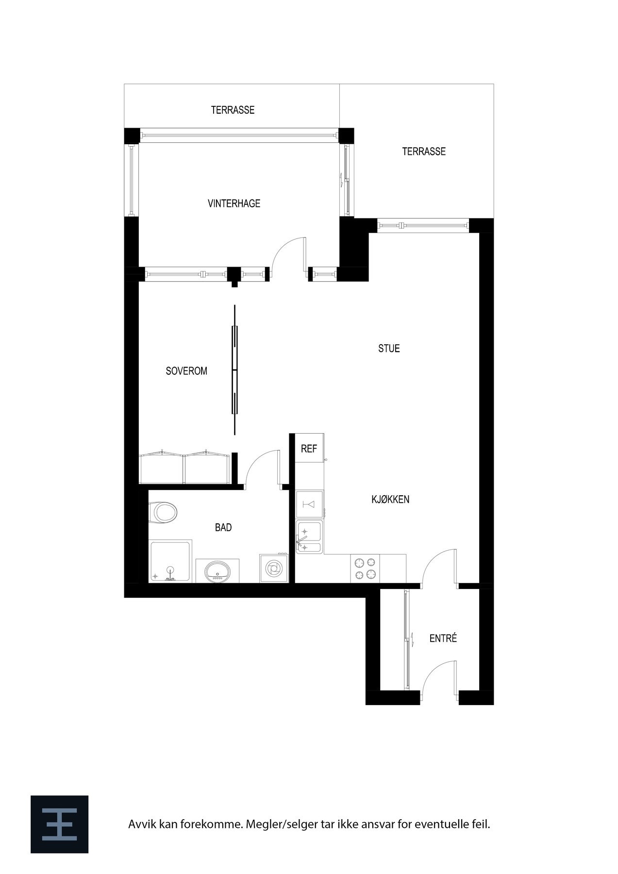 Planskisse Galleribilde